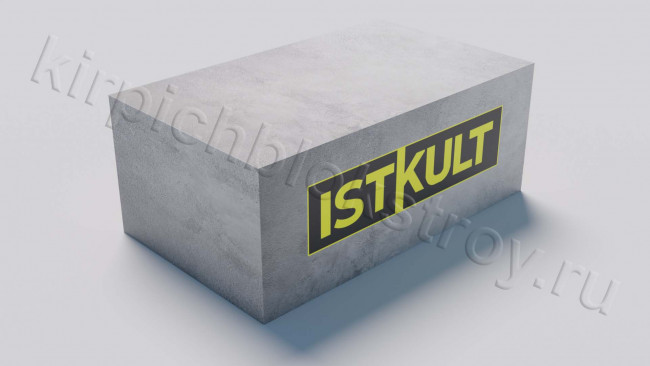 Газобетонный стеновой блок ISTKULT (Ytong) A++ D300 B2 625х250х375 ровный