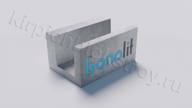 П(U) образный блок из газобетона Bonolit D500 500x375x250 Старая Купавна