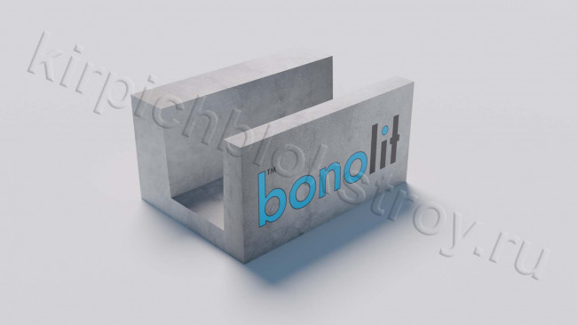 П(U) образный блок из газобетона Bonolit D500 500x400x250 Старая Купавна