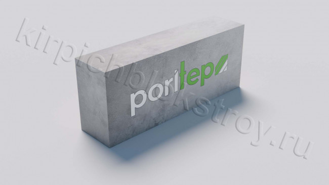 Газобетонный перегородочный блок Poritep D500 625X150X250 Газобетонный перегородочный блок Poritep D500 625X150X250