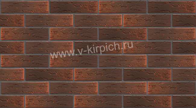 Кирпич керамический лицевой пустотелый 1NF красный флеш руст с утолщенной стенкой СТРОЙПОЛИМЕРКЕРАМИКА Кирпич керамический лицевой пустотелый 1NF красный флеш руст с утолщенной стенкой СТРОЙПОЛИМЕРКЕРАМИКА