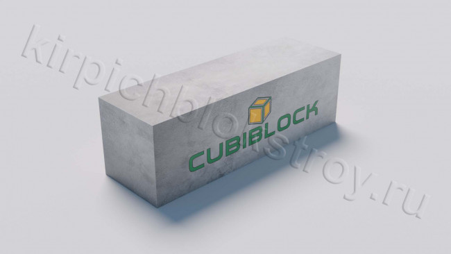 Газобетонный стеновой блок Cubiblock CUBI PROFI D500 B3,5 600х200х200 ровный повышенной прочности